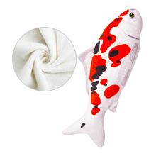 TOOGE 2 Pack 11" Electric Moving Fish Cat Toy Realistic Interactive Flopping Fish Cat Kicker Catnip Toys for Indoor Cats Pets Kitten